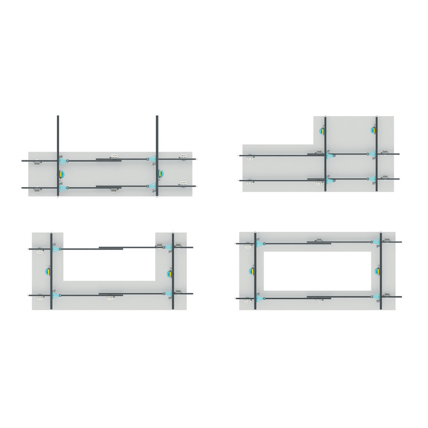 KERALIFT de 340x160 cm + 8 ventosas PRO-GRIP + 4 soportes de seguridad (Art. 1A6) - Sigma Spain