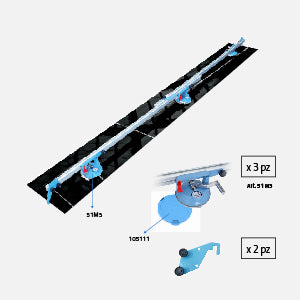 KERALIFT de 340x100 cm + 3 ventosas Pro-Grip + 2 soportes de seguridad (Art. 1D3) - Sigma Spain