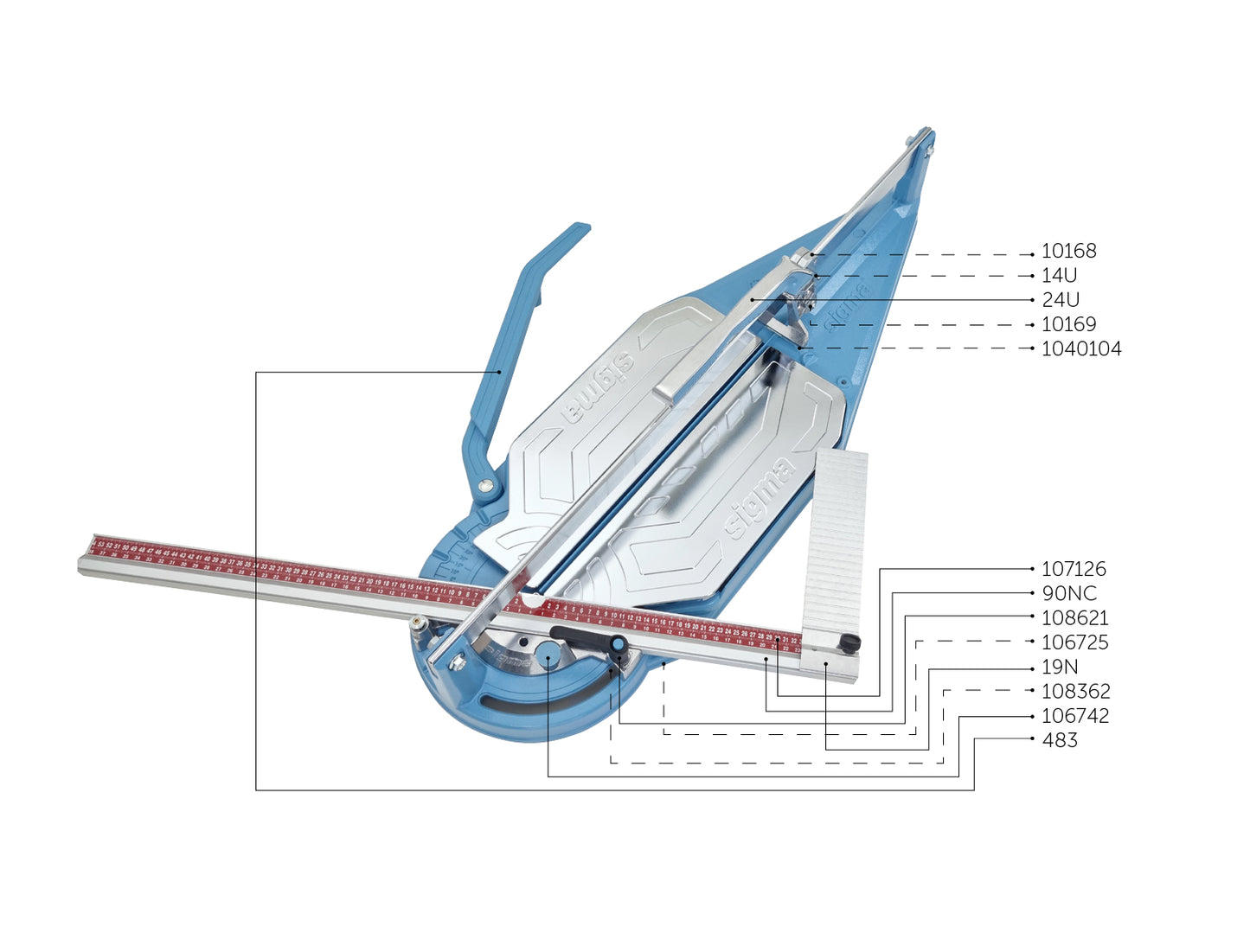Cortadora SIGMA serie 4 UP 84 cm (4CU) - Sigma Spain