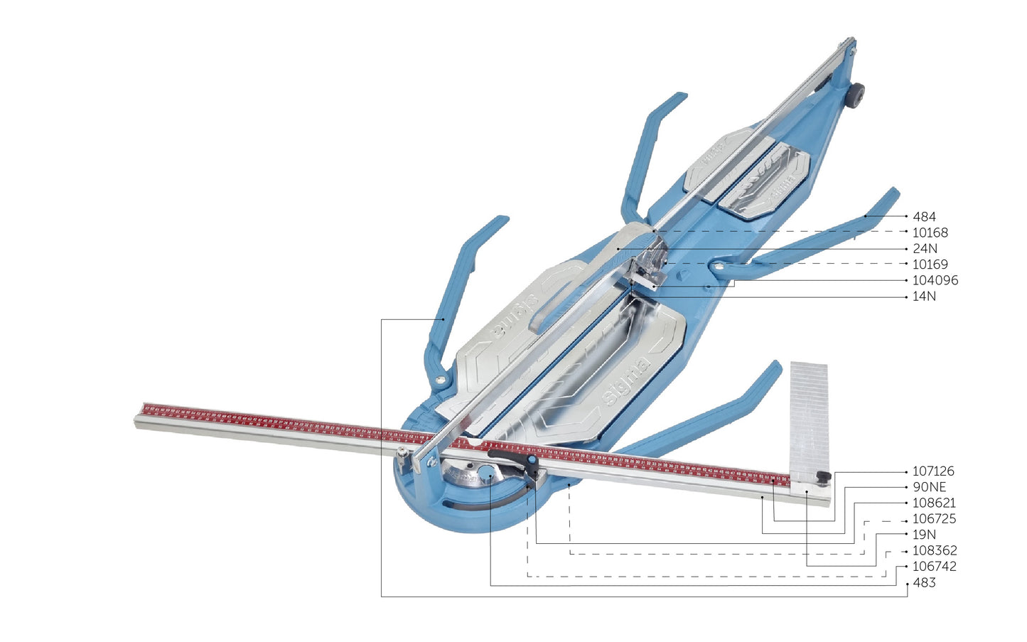 Cortadora SIGMA serie 4 NEX 125 cm (4EN) - Sigma Spain