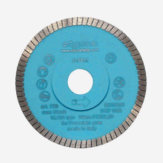 Disco diamante Ø 125 mm - continuo (Art.75D) - Sigma Spain - Discos + Muelas
