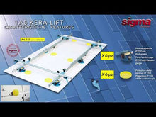 Cargar y reproducir el video en el visor de la galería, KERALIFT de 340x160 cm + 6 ventosas 51D2 + 2 ventosas 51P4 + 4 soportes de seguridad (Art. 1A4)
